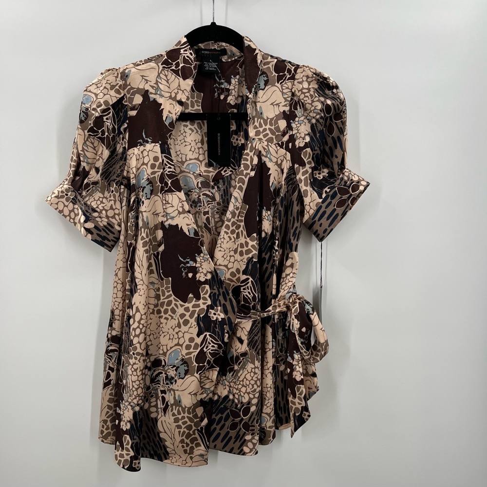 BCBG Maxazria  Earth Mosaic/Sterling Color Ladies Large NEW